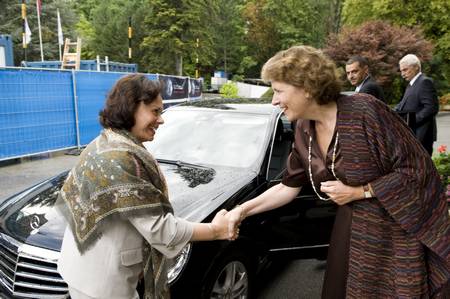 Soproga predsednika Republike Slovenije Barbara Miklič Türk se je srečala s podpredsednico Mednarodnega odbora Rdečega križa Christine Beerli (foto: ICRC)