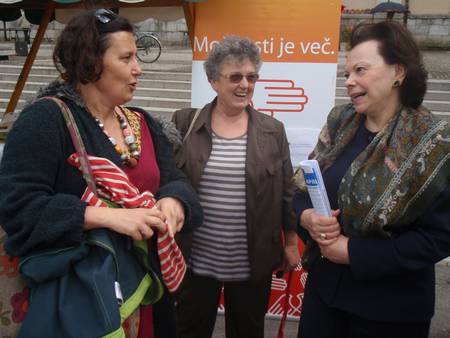 Soproga predsednika republike in ambasadorka prostovoljstva Barbara Miklič Türk se je udeležila prireditve Dan za prostovoljstvo (foto: UPRS)