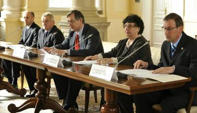 Press conference on Slovenia’s aid to victims of clashes in the Gaza Strip (FA BOBO)