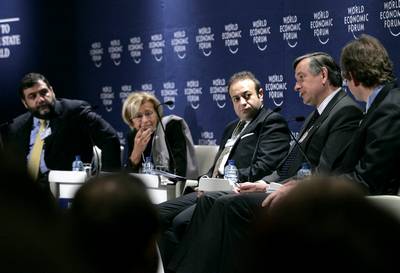 Slovenian President Dr Danilo Türk attends the World Economic Forum on Europe (photo: Tina Kosec/STA)
