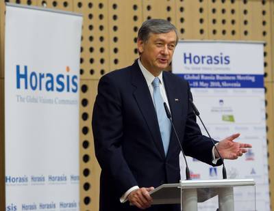 The President of the Republic of Slovenia, Dr Danilo Türk, attends the Global Russia Business Meeting (photo: Stanko Gruden/STA)