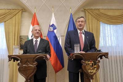 President Türk receives the President of Hungary, Lászlo Sólyom (FA BOBO)