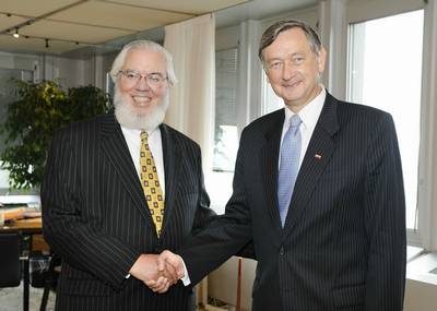 President Türk meets the Director-General of the International Labour Organisation, Juan Somavía (FA BOBO)
