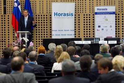 The President of the Republic of Slovenia, Dr Danilo Türk, attends the Global Russia Business Meeting (photo: Stanko Gruden/STA)