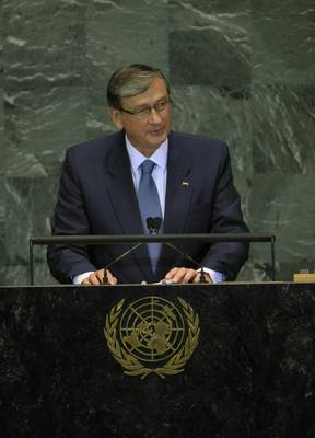 President Danilo Türk's address during the General Debate of the 64th United Nations General Assembly (FA BOBO)