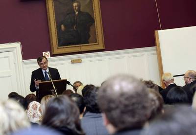 President Türk at his lecture at the University of Oxford entitled "Europe and Islam: Coexistence or Integration?” (FA BOBO)