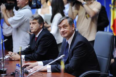 The President of the Republic of Slovenia, Dr Danilo Türk, attends the 16th Summit of Central European Heads of State (FA BOBO)