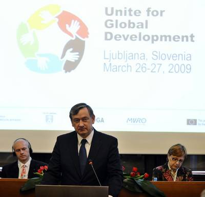 President of the Republic of Slovenia Dr Türk at the International Conference on Development Aid Issues (FA BOBO)