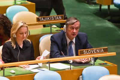 The President of the Republic of Slovenia Dr. Danilo Türk attended UN’s opening session of High-Level Plenary Meeting of the General Assembly on implementing Millennium Development Goals (photo: Stanko Gruden/STA)