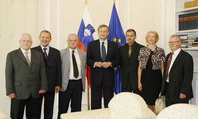 Slovenian President receives representatives of the National Council of Carinthian Slovenes (FA BOBO)