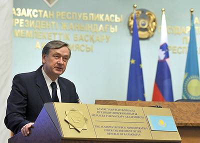 Lecture by Dr Danilo Türk, President of the Republic of Slovenia, at the Academy of Public Administration in Astana (FA BOBO)