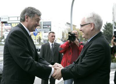 The President of the Republic of Slovenia, Dr Danilo Türk, attends the official opening of the sixth congress of unity of the League of Humanists entitled 'Protection of Children of the World with a Wounded Childhood' (Photo: Tina Kosec/STA)