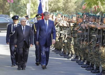 President of the Republic of Slovenia Dr Danilo Türk was received by the President of the Republic of Cyprus Dimitris Christofias (photo: Daniel Novakovič/STA)