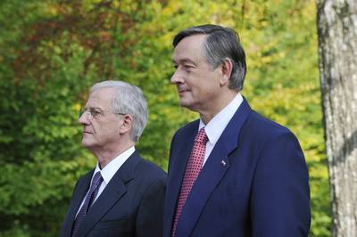 President Türk receives the President of Hungary, Lászlo Sólyom (FA BOBO)