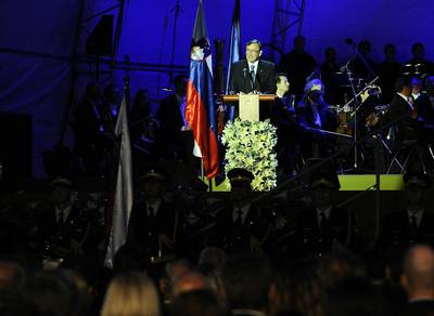President of the Republic of Slovenia, Dr Danilo Türk, was the keynote speaker at the main state ceremony celebrating Slovenian Statehood Day (FA BOBO)