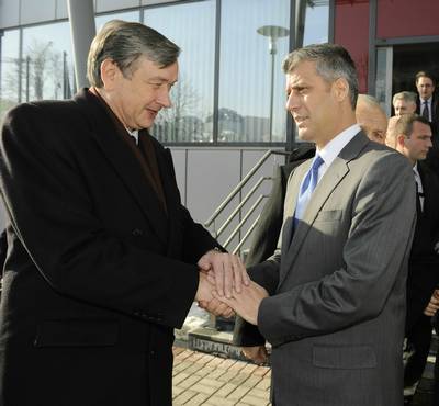 President Türk meets the Prime Minister of the Republic of Kosovo, Hashim Thaçi (FA BOBO)