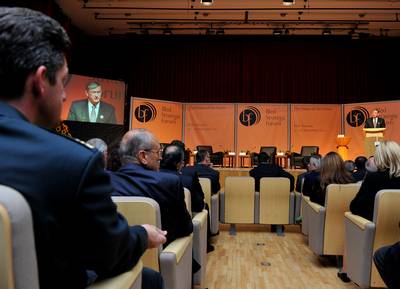 President of the Republic of Slovenia, Dr Danilo Türk, attended the Opening of the 6th Bled Strategic Forum and addressed the participants as the Guest of Honour (photo: Tamino Petelinšek/STA)