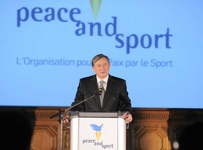 President of the Republic of Slovenia, Dr Danilo Türk, attends the 3rd Peace and Sport International Forum 2009 (FA BOBO)