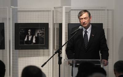 Slovenian President Dr Danilo Türk attends the opening of Africa Week (photo: Stanko Gruden/STA)