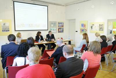 President Türk attends the presentation of the guide "Encourage consumer confidence – Guide for (future) members of the European Parliament in five steps" (FA BOBO)