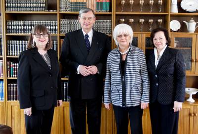 President Dr Danilo Türk meets Jóhanna Sigurðardóttir, Prime Minister of Iceland (photo: Stanko Gruden/STA)