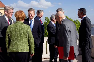 Slovenian President, Danilo Türk, attended an informal meeting of the Arraiolos Group (photo: Stanko Gruden/STA)