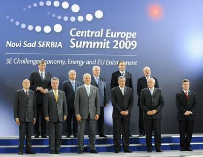 The President of the Republic of Slovenia, Dr Danilo Türk, attends the 16th Summit of Central European Heads of State (FA BOBO)