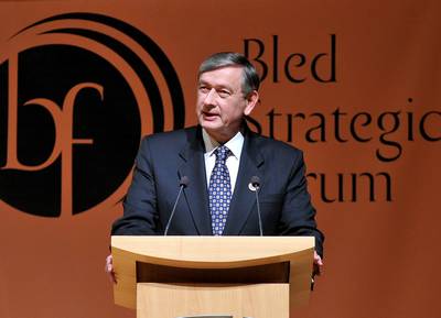 President of the Republic of Slovenia, Dr Danilo Türk, attended the Opening of the 6th Bled Strategic Forum and addressed the participants as the Guest of Honour (photo: Tamino Petelinšek/STA)