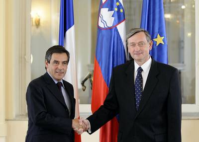 President Türk receives the Prime Minister of the French Republic, François Fillon (FA BOBO)