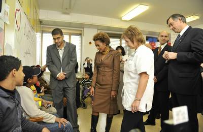 President Türk and Governor General Jean visit the Institute for Rehabilitation of the Republic of Slovenia (FA BOBO) 
