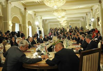 The President of the Republic, Dr Danilo Türk, taking part in the Regional Summit Forum of the Heads of State of South-East Europe (FA BOBO)