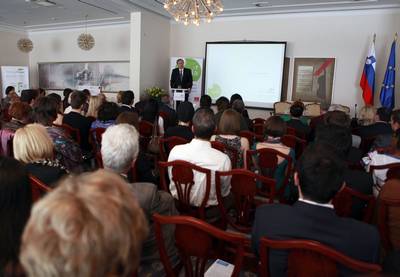 President of the Republic of Slovenia, Dr Danilo Türk, attends the Challenge: Future Summit 2012 where he delivers a lecture entitled "Creating Smart, Sustainable & Inclusive Future" (photo: Tina Kosec/STA)