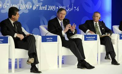 President Danilo Türk attends the 2nd Forum of the Alliance of Civilizations (FA BOBO)