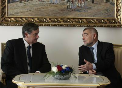 Discussion between the Slovenian and Croatian presidents (FA BOBO)