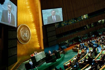 The President of the Republic, Dr. Danilo Türk, attends the High-level meeting on prevention and control of non-communicable diseases where he was a speaker (photo: Stanko Gruden/STA)