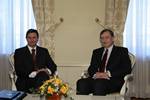 Srečanje predsednika Türka z novoizvoljenim predsednikom