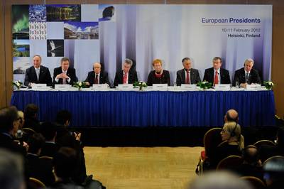 Predsednik Republike Slovenije dr. Danilo Türk se je udeležil neformalnega srečanja Skupine Arraiolos (foto: Nebojša Tejić/STA)