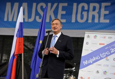 Predsednik republike dr. Danilo Türk se je udeležil odprtja Majskih iger 2012 (foto: Nebojša Tejić/STA)