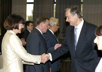 Predsednik republike dr. Danilo Türk se je udeležil 24. foruma odličnosti in mojstrstva z naslovom "Družbeno odgovorno ravnanje pri uveljavljanju univerzalne odličnosti in mojstrstva" (foto: Tina Kosec/STA)