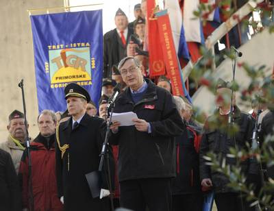 Predsednik republike dr. Danilo Türk se je udeležil 55. prireditve Po stezah partizanske Jelovice – Dražgoše 2012 v počastitev 70. obletnice dražgoške bitke (foto: Nebojša Tejić/STA)
