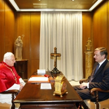 Srečanje s papežem Benediktom XVI. (6. februar 2008)