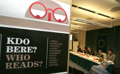 Predsednik na mednarodnem literarnem festivalu Vilenica (foto: Tina Kosec/STA)