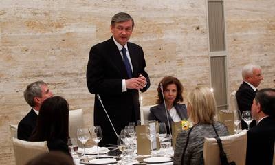 Predsednik republike dr. Danilo Türk se je udeležil Konference o korporativni družbeni odgovornosti in filantropiji za Vzhodno Evropo (foto: Stanko Gruden/STA)