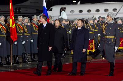 Predsednik Republike Slovenije dr. Danilo Türk je pričel uradni obisk v Ruski federaciji (foto: Stanko Gruden/STA)