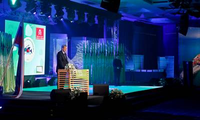 Predsednik republike dr. Danilo Türk se je udeležil 20. zaključne slovesnosti s podelitvijo priznanj projekta "Moja dežela – lepa in gostoljubna" (foto: Stanko Gruden/STA)