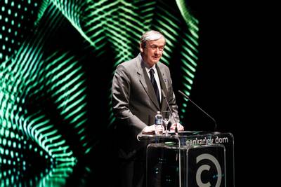 Predsednik republike dr. Danilo Türk se je udeležil slavnostne podelitve nagrad Gospodarske zbornice Slovenije za izjemne gospodarske in podjetniške dosežke za leto 2011 (foto: Stanko Gruden/STA)