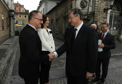 Predsednik republike dr. Danilo Türk se je udeležil prireditve ob 20. obletnici ustanovitve Slovenske tiskovne agencije (foto: Nebojša Tejić/STA)