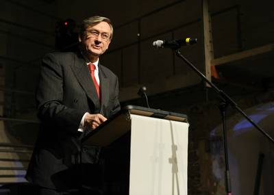 Predsednik republike dr. Danilo Türk se je udeležil slovesnosti ob 50. obletnici delovanja Fakultete za šport Univerze v Ljubljani (foto: Nebojša Tejić/STA)