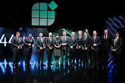 Predsednik republike dr. Danilo Türk se je udeležil slavnostne podelitve nagrad Gospodarske zbornice Slovenije za izjemne gospodarske in podjetniške dosežke za leto 2011 (foto: Stanko Gruden/STA)