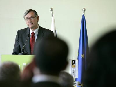 Predsednik republike dr. Danilo Türk se je udeležil slavnostne akademije ob 15. obletnici Združenja delodajalcev Slovenije (foto: Tina Kosec/STA)